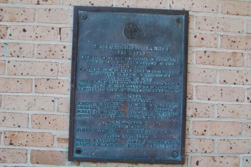 Distinguished Cadets Marker image. Click for full size.
