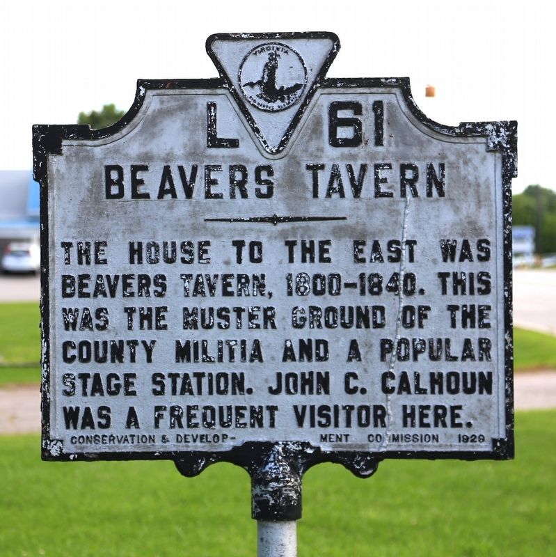 Beavers Tavern Marker image. Click for full size.