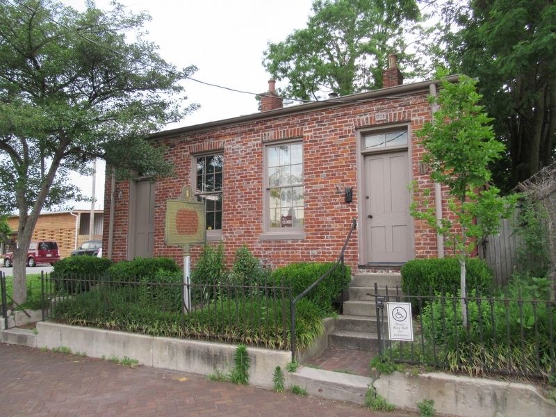 Thomas Edison Butchertown House Marker image. Click for full size.