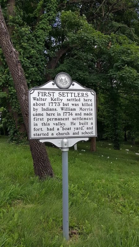 First Settlers Marker image. Click for full size.