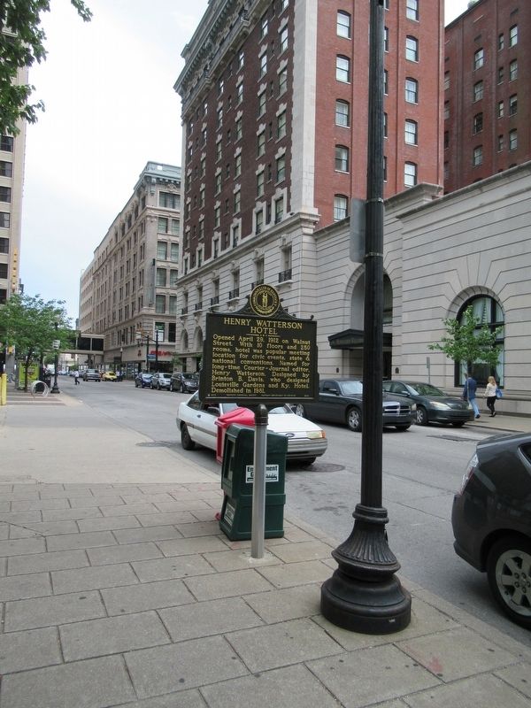 Henry Watterson Hotel Marker image. Click for full size.