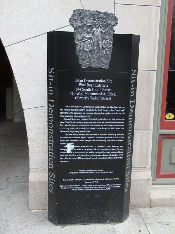 Sit-In Demonstration Site Marker image. Click for full size.