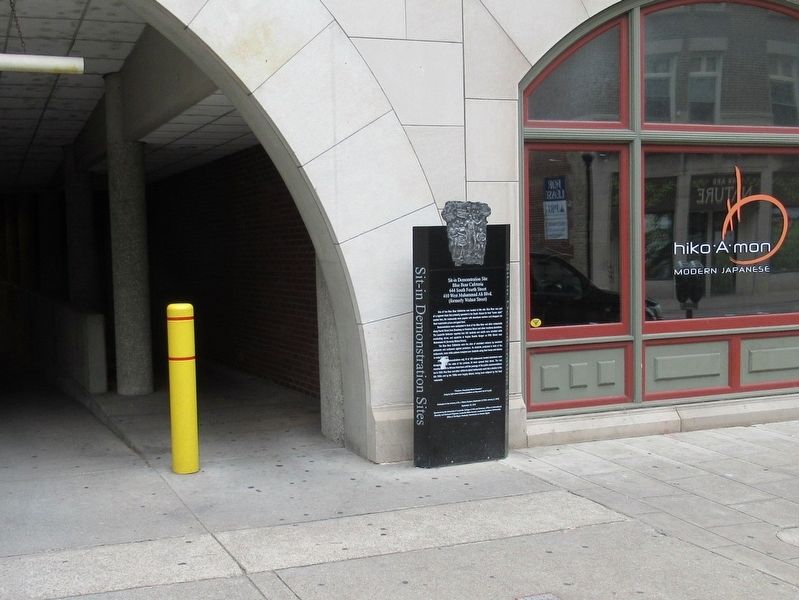Sit-In Demonstration Site Marker image. Click for full size.