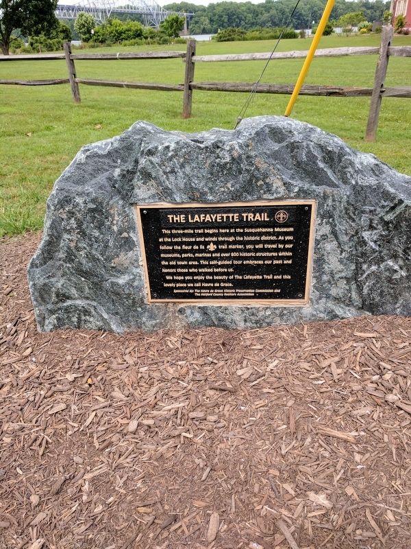 The Lafayette Trail Marker image. Click for full size.