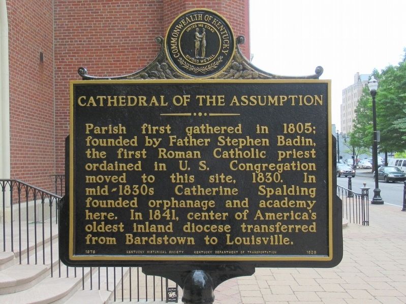 Cathedral of the Assumption Marker image. Click for full size.