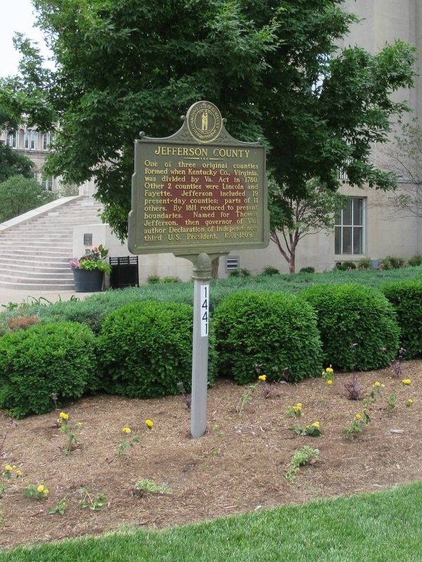 Jefferson County Marker image. Click for full size.