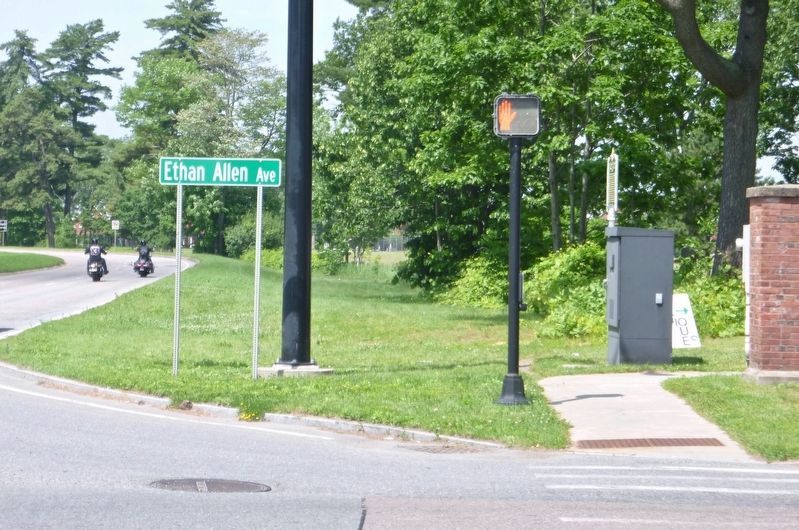 Wide view of Buffalo Soldiers at Fort Ethan Allen Marker image. Click for full size.
