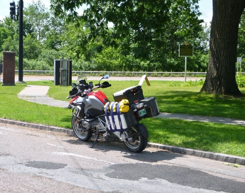 Wide view of Buffalo Soldiers at Fort Ethan Allen Marker image. Click for full size.