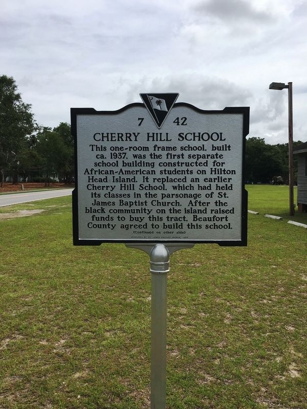 Cherry Hill School Marker image. Click for full size.