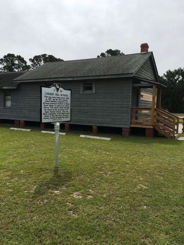 Cherry Hill School Marker image. Click for full size.