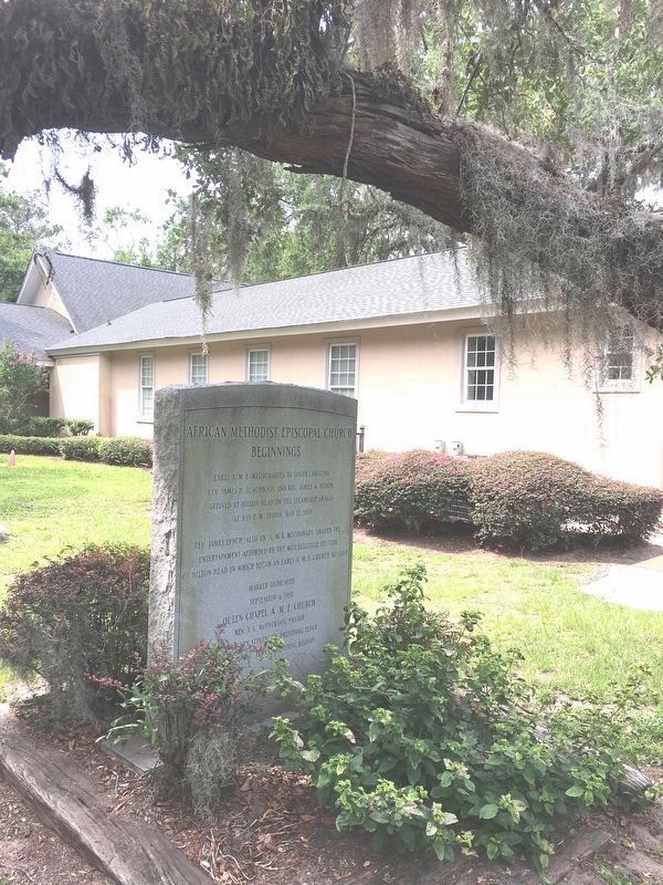 African Methodist Episcopal Church Beginnings Marker image. Click for full size.