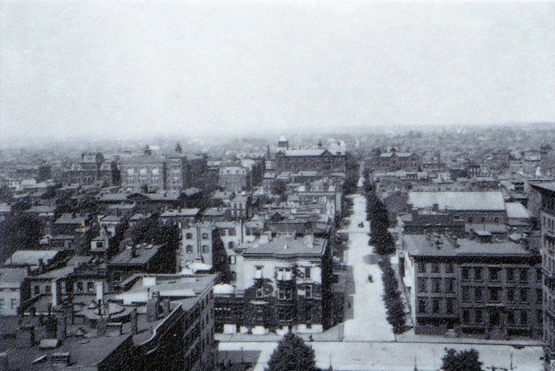 West Monument Street ca. 1903 image. Click for full size.
