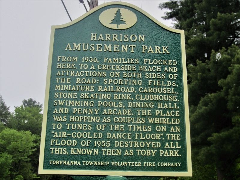Harrison Amusement Park Marker image. Click for full size.