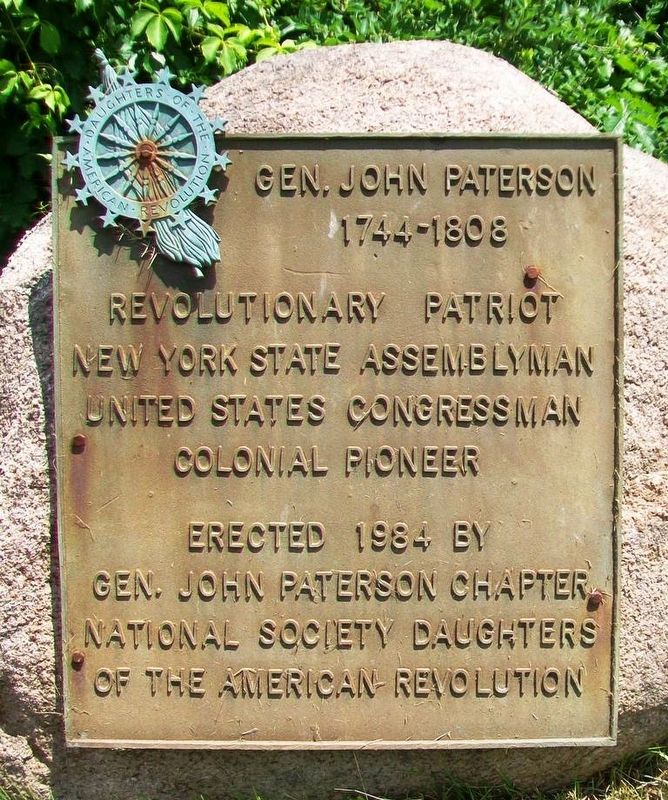Gen. John Paterson Marker image. Click for full size.