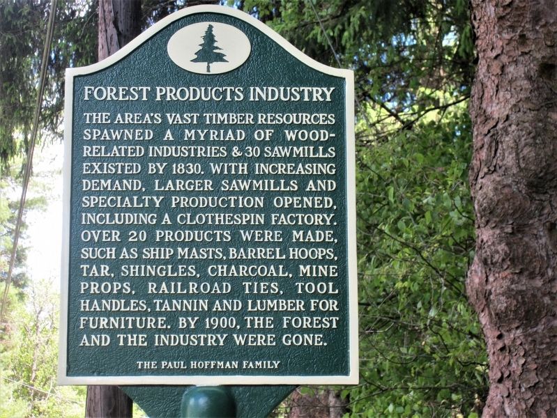 Forest Products Industry Marker image. Click for full size.