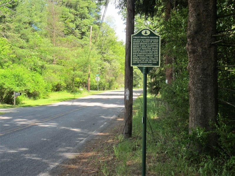 Forest Products Industry Marker image. Click for full size.