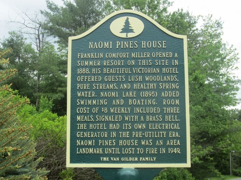 Naomi Pines House Marker image. Click for full size.