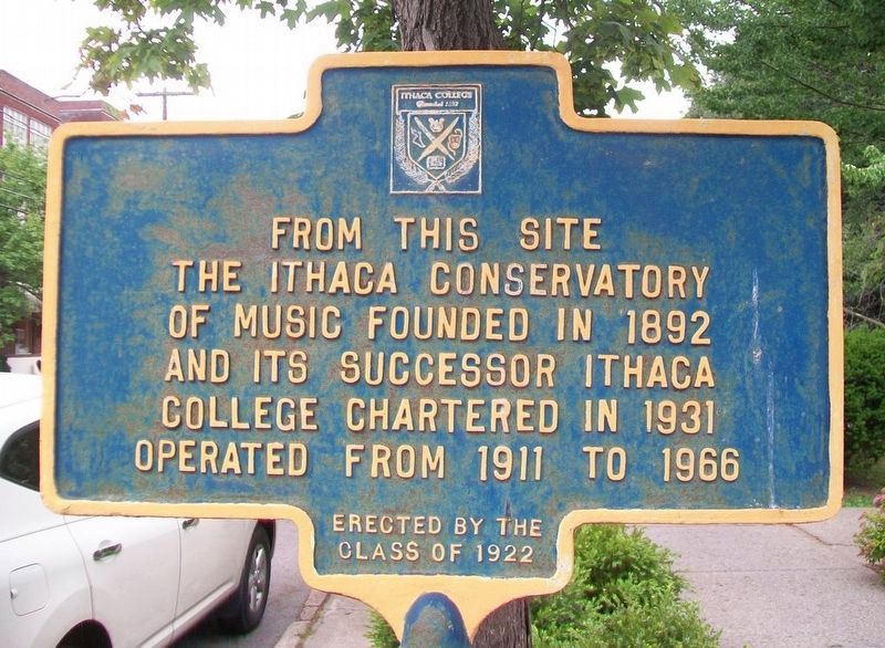 Ithaca Conservatory of Music Marker image. Click for full size.