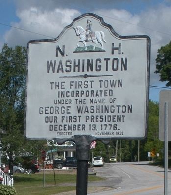 Washington NH Marker image. Click for full size.