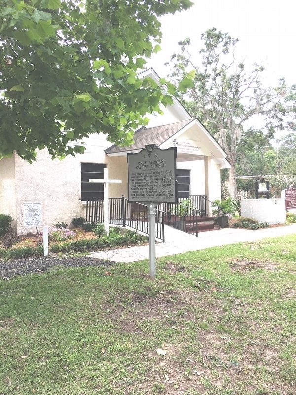 First African Baptist Church Marker image. Click for full size.