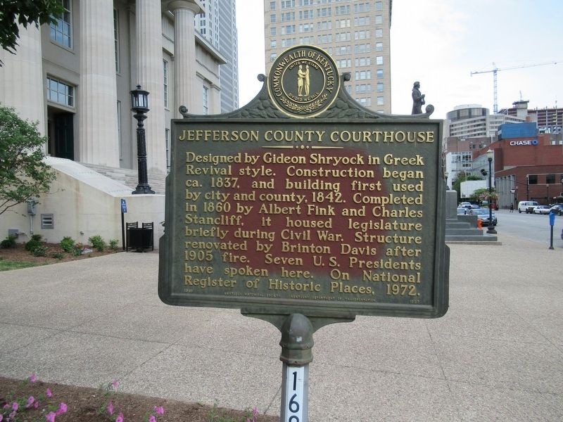 Jefferson County Courthouse Marker image. Click for full size.