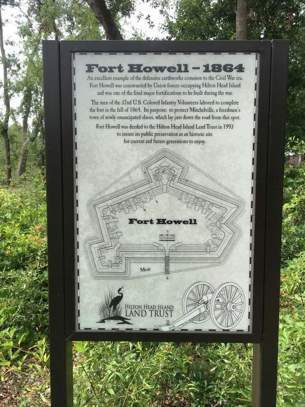 Fort Howell - 1864 Marker image. Click for full size.