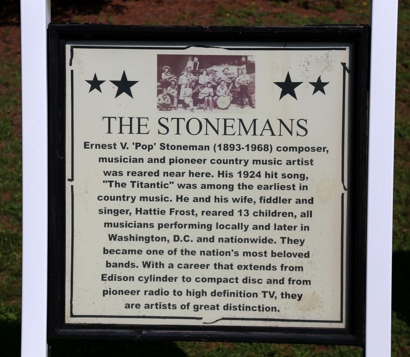 The Stonemans Marker image. Click for full size.