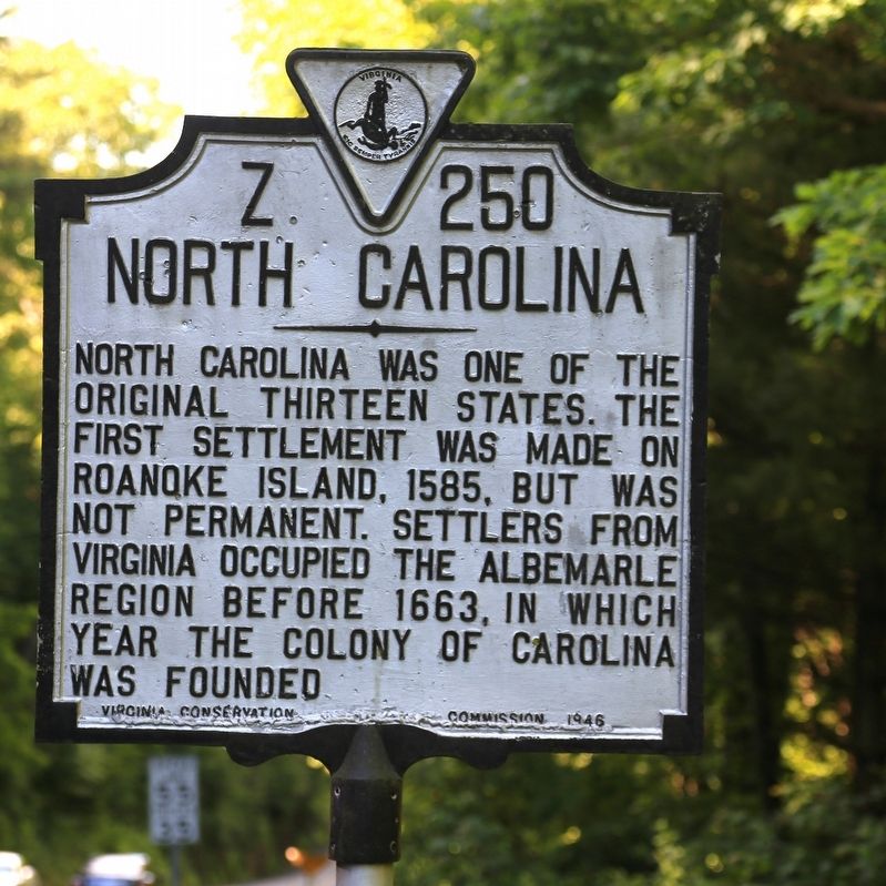 North Carolina Face of Marker image. Click for full size.