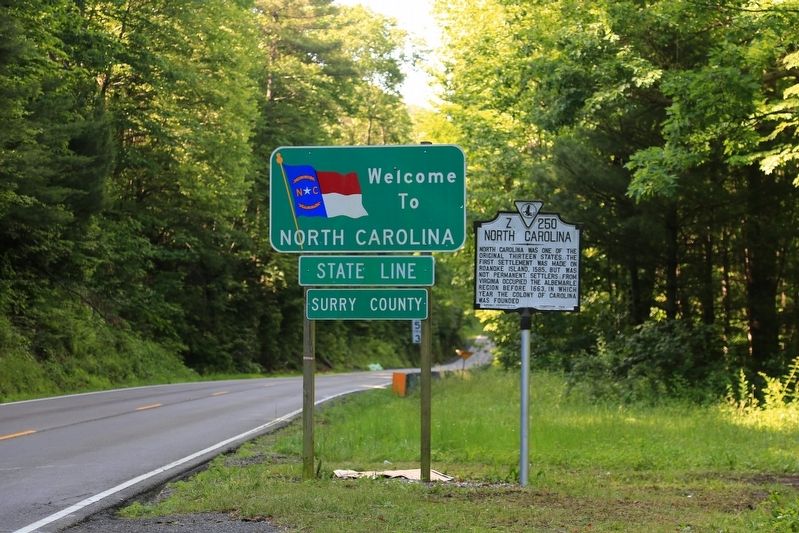 Grayson County Virginia / North Carolina Marker image. Click for full size.
