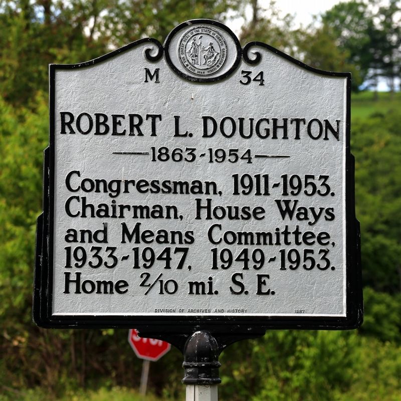 Robert L. Doughton Marker image. Click for full size.