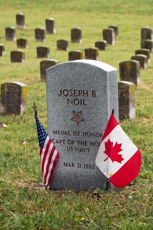 Joseph B. Noil-Medal of Honor Recipient-grave marker image. Click for full size.