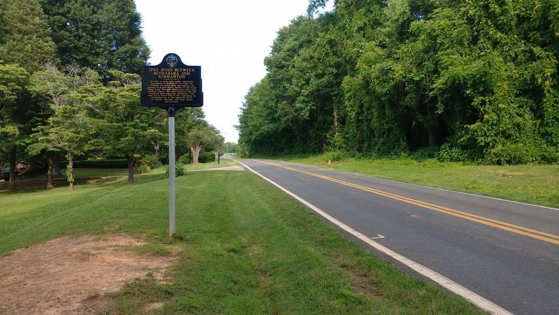 1792 Road Between Bethabara and Germanton Marker image. Click for full size.