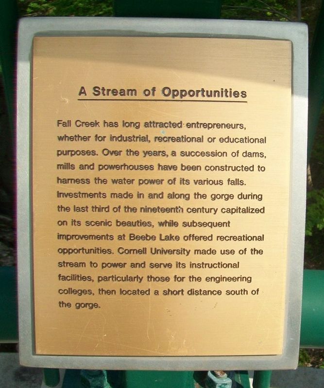 A Stream of Opportunities Marker image. Click for full size.