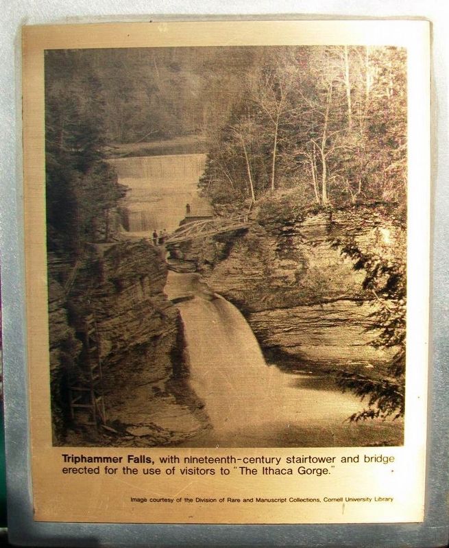 Triphammer Falls Marker image. Click for full size.