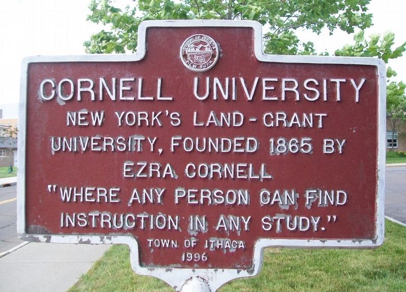 Cornell University Marker image. Click for full size.