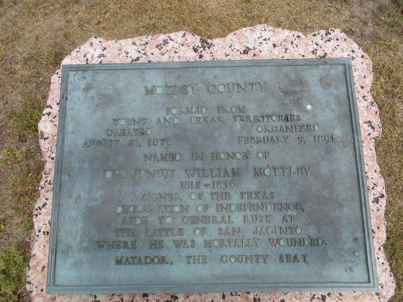 Motley County Marker image. Click for full size.