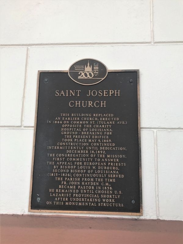 Saint Joseph Church Marker. Click for full size. Saint Joseph Church Marker image. Click for full size.