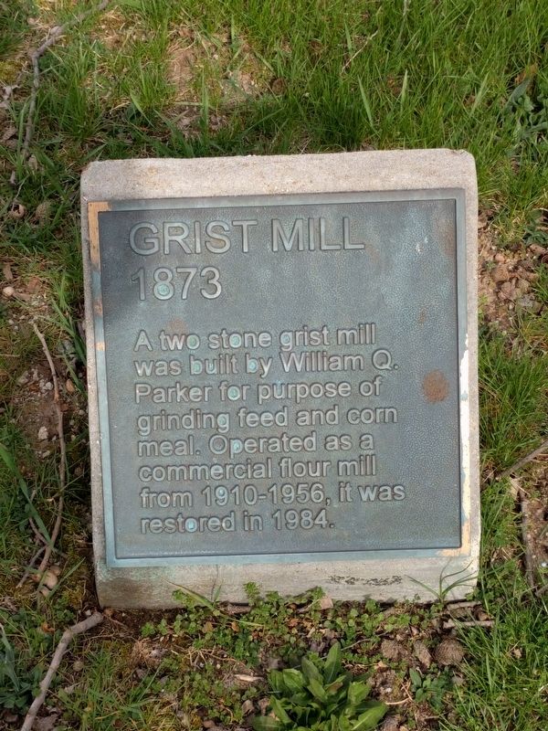 Grist Mill Marker image. Click for full size.