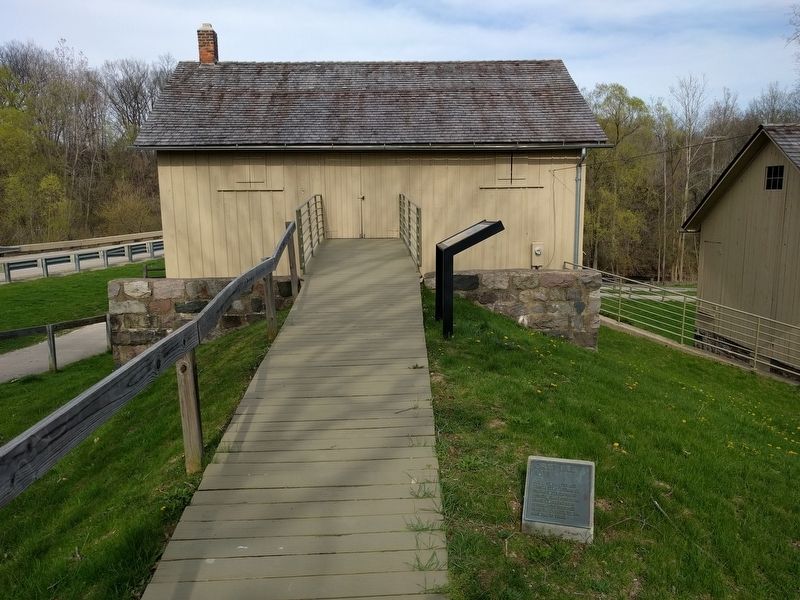 Grist Mill and Marker image. Click for full size.