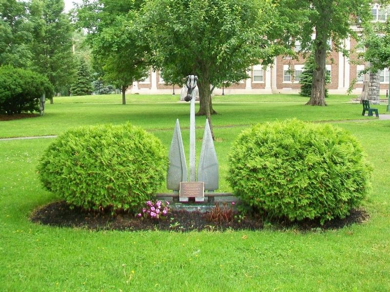 Sampson Naval Training Station Veterans Memorial image. Click for full size.