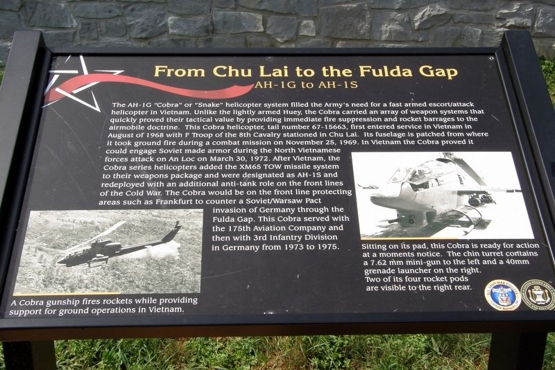 From Chu Lai to the Fulda Gap Marker image. Click for full size.