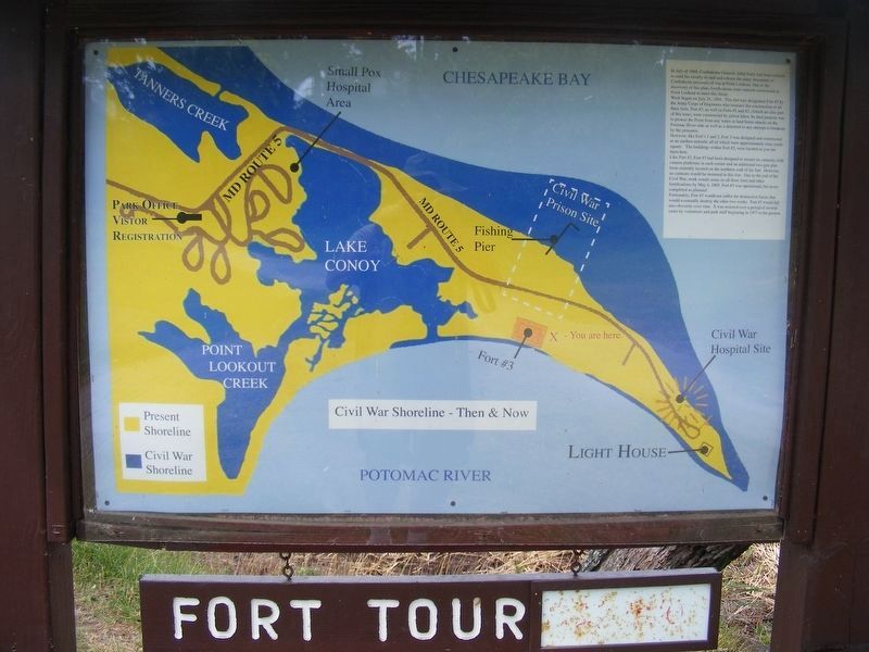 Point Lookout Fort Tour image. Click for full size.