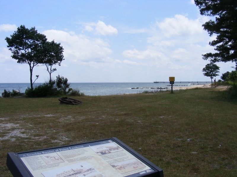 A Seaside Resort at Point Lookout Marker image. Click for full size.