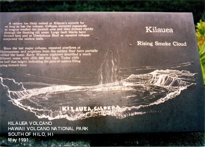 Kilauea Marker image. Click for full size.