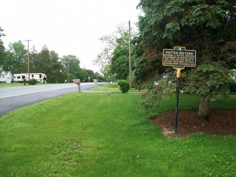 Potter Inn Farm Marker image. Click for full size.