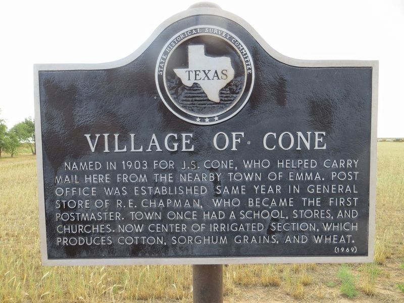 Village of Cone Marker image. Click for full size.