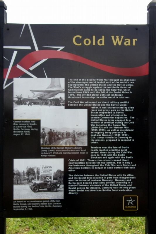 Cold War Marker image. Click for full size.
