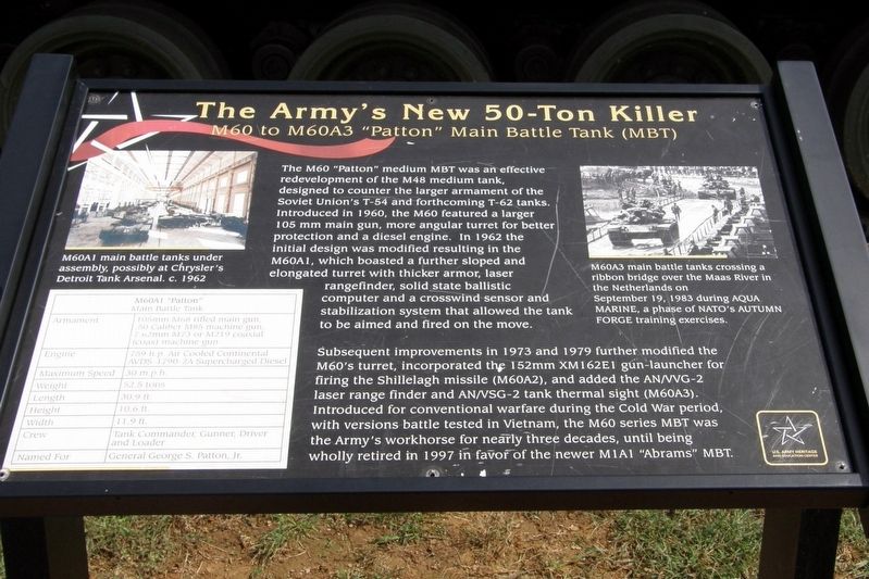 The Armys New 50-Ton Killer Marker image. Click for full size.