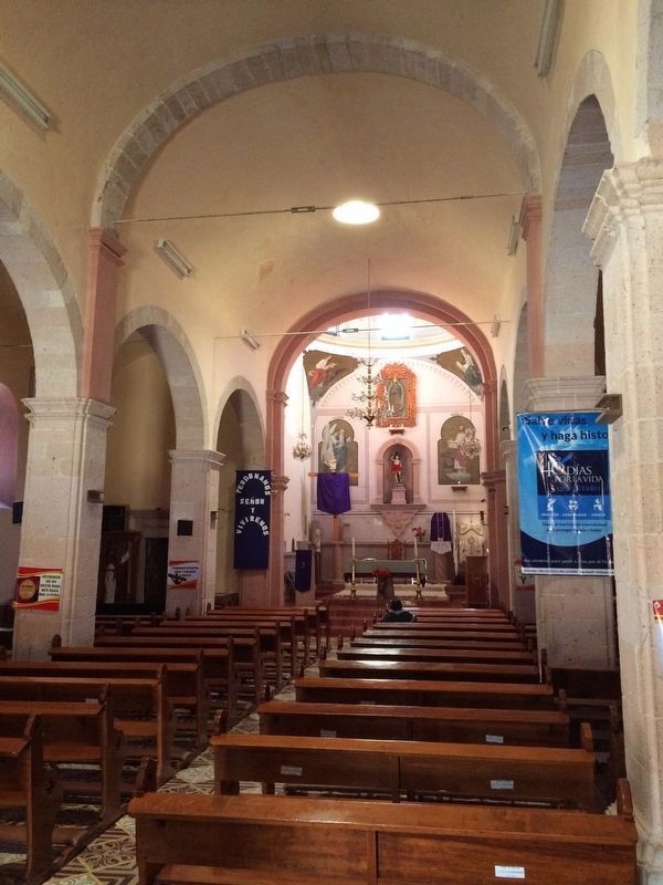 An interior view of St. Sebastian's Temple image. Click for full size.