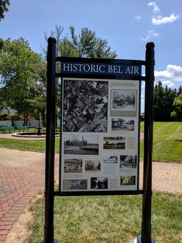 Historic Bel Air Marker image. Click for full size.